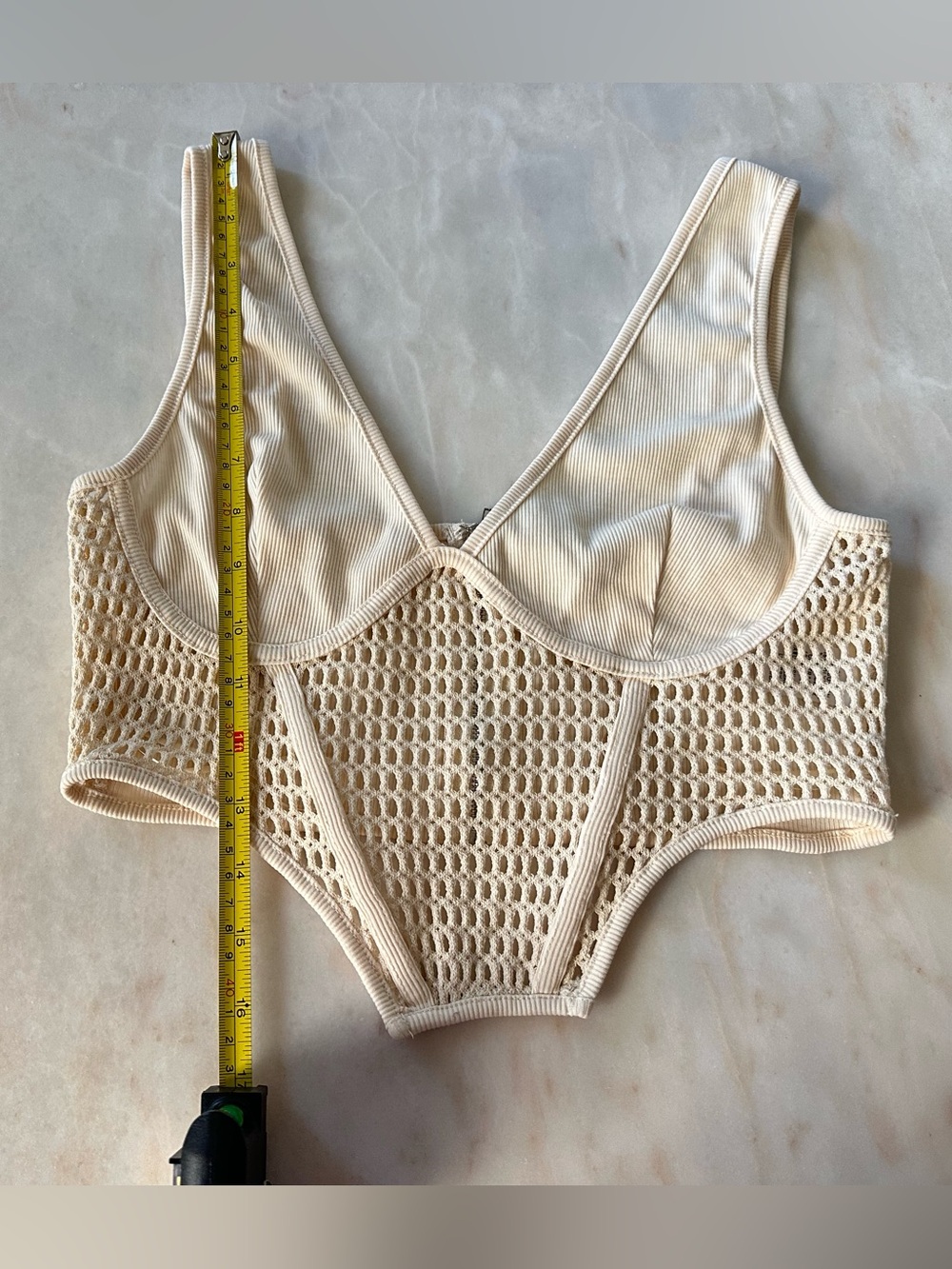 Fashion Nova Crochet Corset - Picture 4 of 6